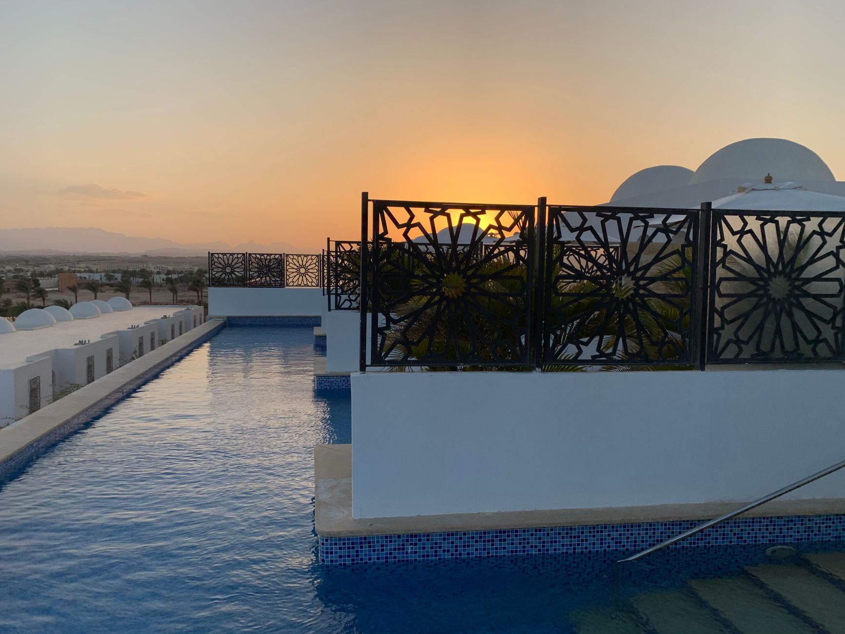 Rooftop Pool at Krishna Palace